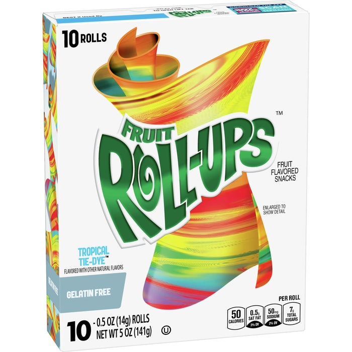 Fruits Roll-Ups Tropical Tie-Dye (8 PACK)