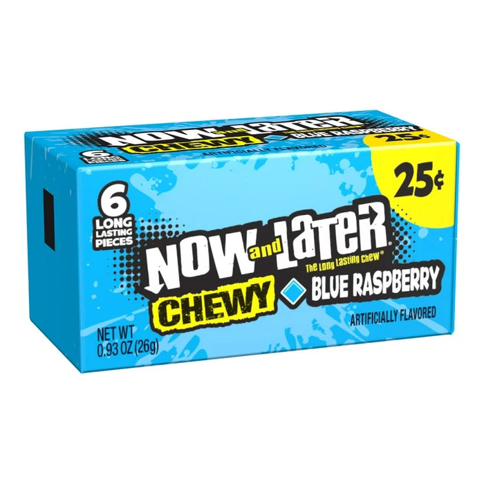 Now & Later Blue Raspberry (6 stuks)