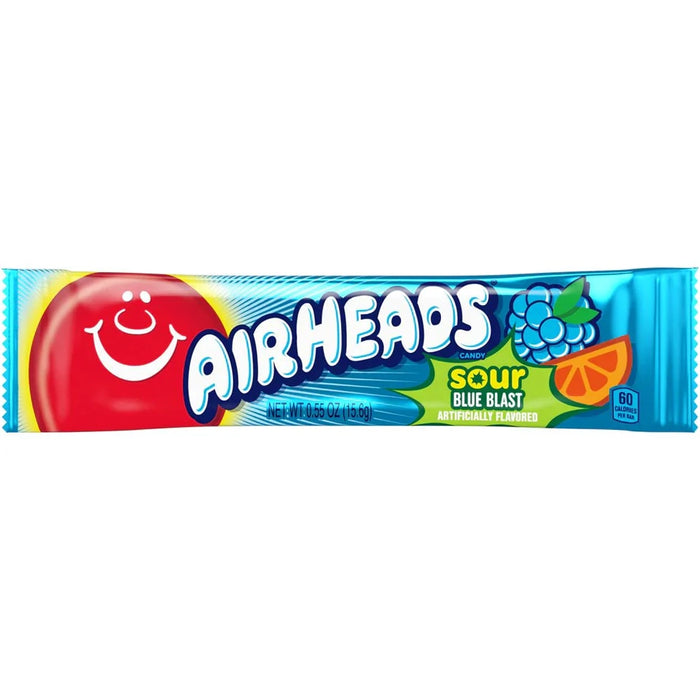 Airheads Bar Sour Blue Blast