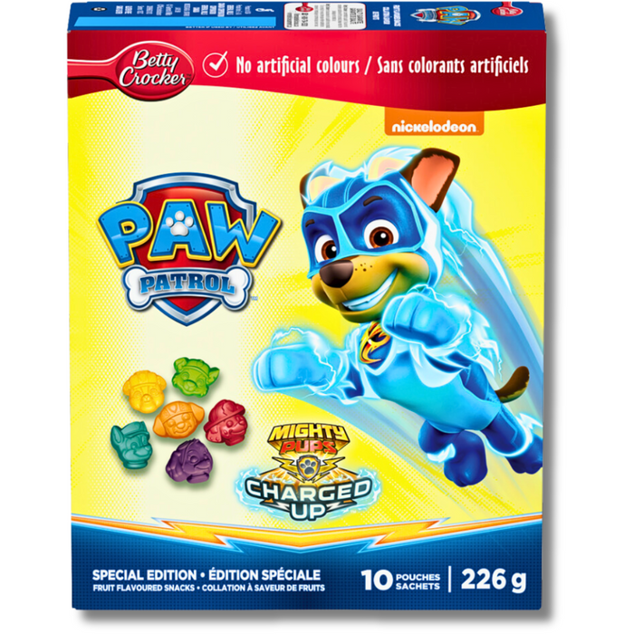 Paw Patrol Fruit Snacks Édition Spéciale (10 PCS) 