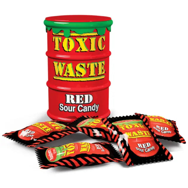 Toxic Waste Red Drum Extreme Sour