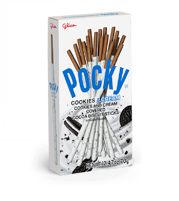 Pocky Cookie & Cream Cookie Stick Snack