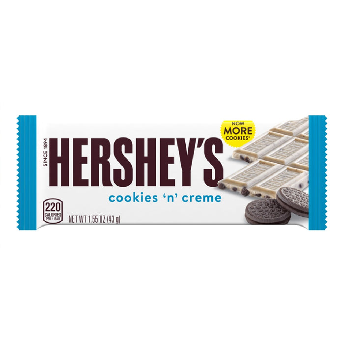 Barre chocolatée Cookies N Creme de Hershey's États-Unis