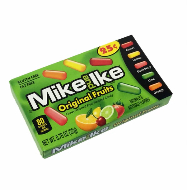 Mike &amp; Ike Fruits originaux 22gr.