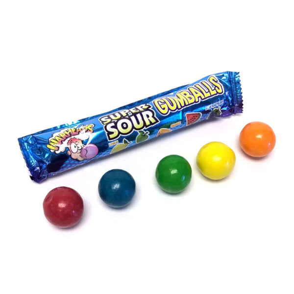 Warheads Super Sour Bubble Gumballs (5st.)